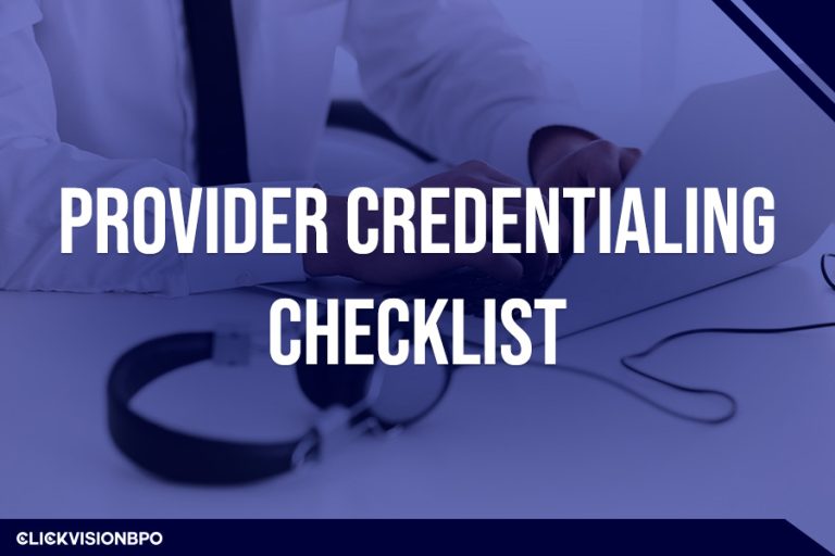 Provider Credentialing Checklist